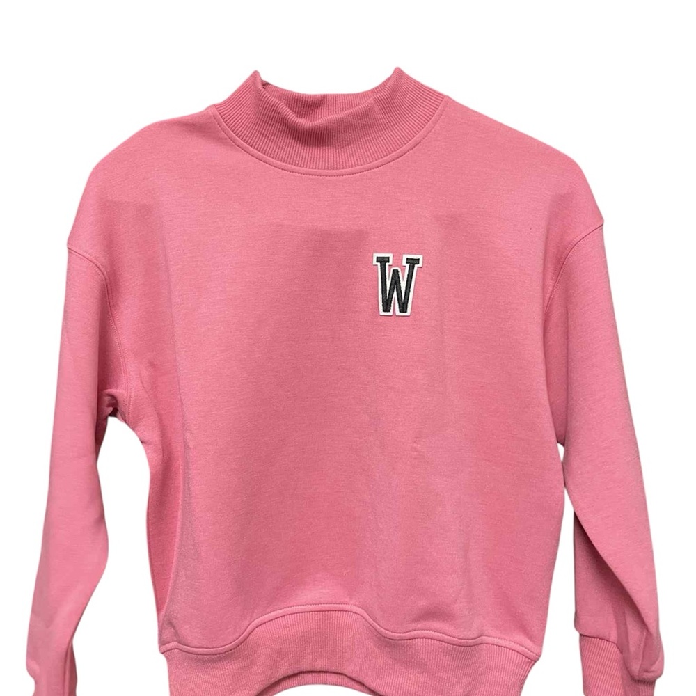 Pink Boxy Oversized Long Sleeve Hoodie